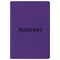 Обложка для паспорта, мягкий полиуретан, "PASSPORT", фиолетовая, STAFF, 237608 - фото 11078654