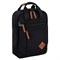 Рюкзак BRAUBERG FRIENDLY универсальный с длинными ручками, черный, 37х26х13 см, 270089 - фото 11082017