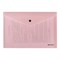 Папка-конверт с кнопкой BRAUBERG "Pastel", А4, до 100 листов, непрозрачная, персиковая, 0,18 мм, 270476 - фото 11083047