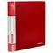 Папка на 4 кольцах, ширина 25 мм, BRAUBERG EXTRA, до 170 листов, КРАСНАЯ, 0,7 мм, 270545 - фото 11083135