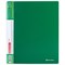 Папка на 4 кольцах, ширина 40 мм, BRAUBERG EXTRA, до 300 листов, ЗЕЛЕНАЯ, 0,8 мм, 270550 - фото 11083177