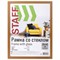 Рамка 30х40 см небьющаяся, STAFF "Grand", багет 18 мм, МДФ, цвет "миланский орех", 391201 - фото 11092138