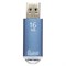Флеш-диск 16 GB, SMARTBUY V-Cut, USB 2.0, металлический корпус, синий, SB16GBVC-B - фото 11106687