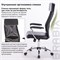 Кресло офисное BRABIX "Flight EX-540", хром, экокожа, сетка, черное, 531850 - фото 11113775