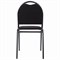 Стул для посетителей РС00Л, черный каркас, ткань черная - фото 11114015