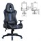Кресло компьютерное BRABIX "GT Carbon GM-120", две подушки, экокожа, черное/синее, 531930 - фото 11114298