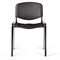 Стул STAFF "Iso Plast CF-009", хром каркас, пластик черный, 532571 - фото 11117478