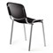 Стул STAFF "Iso Plast CF-009", хром каркас, пластик черный, 532571 - фото 11117480