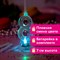 Цифра-подсвечник "8" светодиодная, ЗОЛОТАЯ СКАЗКА, в наборе 4 свечи 6 см, 1 батарейка, 591431 - фото 11119273