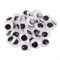 Глазки для творчества, вращающиеся, черно-белые, 10 мм, 30 шт., ОСТРОВ СОКРОВИЩ, 661325 - фото 11139306