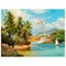 Картина стразами (алмазная мозаика) 30х40 см, ОСТРОВ СОКРОВИЩ "Солнце южного моря", без подрамника, 662567 - фото 11143762