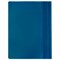 Скоросшиватель пластиковый МАЛОГО ФОРМАТА (160х228 мм), А5, BRAUBERG, 130/180 мкм, синий, 224801 - фото 11159595