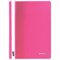 Скоросшиватель пластиковый BRAUBERG, А4, 130/180 мкм, розовый, 228672 - фото 11159610