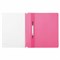 Скоросшиватель пластиковый BRAUBERG, А4, 130/180 мкм, розовый, 228672 - фото 11159611