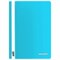 Скоросшиватель пластиковый ЮНЛАНДИЯ, А4, 130/180 мкм, голубой, 228678 - фото 11159643