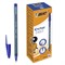 Ручка шариковая BIC "Cristal Exact", СИНЯЯ, корпус тонированный, узел 0,7 мм, линия письма 0,28 мм, 992605 - фото 11203625
