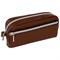 Пенал-косметичка BRAUBERG под фактурную кожу, ассорти, коричневый, красный, черный, "Идеал", 19х9х4 см, дисплей, 224035 - фото 11208212