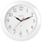 Часы настенные TROYKATIME (TROYKA) 11110113, круг, белые, белая рамка, 29х29х3,5 см - фото 11216664