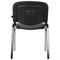 Стул для персонала и посетителей BRABIX "Iso CF-001", хромированный каркас, ткань серая с черным, 531420 - фото 11219072