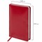 Ежедневник недатированный А5 138х213 мм BRAUBERG "Rainbow" под кожу, 136 л., красный, 111667 - фото 11233988