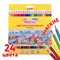 Карандаши цветные ЮНЛАНДИЯ "ДОМИКИ", 24 цвета, шестигранные, грифель 3 мм, 181838 - фото 11234905