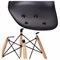 Стулья BRABIX "Eames CF-010", КОМПЛЕКТ 4 шт., пластик черный, опоры дерево/металл, 532631, 2033A - фото 11245300