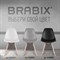 Стулья BRABIX "Eames CF-010", КОМПЛЕКТ 4 шт., пластик белый, опоры дерево/металл, 532630, 2033A - фото 11266239
