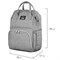 Рюкзак для мамы BRAUBERG MOMMY с ковриком, крепления на коляску, термокарманы, серый, 40x26x17 см, 270819 - фото 11270812