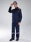 Костюм Практик СОП (тк.Смесовая,210) п/к, т.синий/черный - фото 11294131
