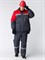Костюм зимний Сибер СОП (тк.Балтекс,210) п/к, т.серый/красный - фото 11295114