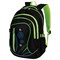 Рюкзак BRAUBERG HIGH SCHOOL универсальный, 3 отделения, "Неон", черный/салатовый, 46х31х18 см, 225520 - фото 11381432