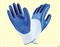 Перчатки нейлоновые с нитриловым покрытием РЧ - фото 11813490