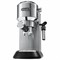 Кофеварка рожковая DELONGHI Dedica EC685.M, 1350 Вт, объем 1,1 л, ручной капучинатор, металлик - фото 11830056