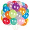 Шары воздушные 30 см, 100 штук, "МЕТАЛЛИК", ассорти, BRAUBERG KIDS, 591878 - фото 11985695