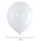 Шары воздушные 30 см, 100 штук, "ОДНОЦВЕТНЫЕ", белые, BRAUBERG KIDS, 591875 - фото 12108290