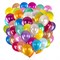 Шары воздушные 30 см, 100 штук, "МЕТАЛЛИК", ассорти, BRAUBERG KIDS, 591878 - фото 12111278