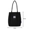 Сумка шоппер BRAUBERG MOMENTS, вельвет, 35х30 см, черный, 271905 - фото 12125786