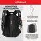 Рюкзак GERMANIUM "S-02" универсальный, с отделением для ноутбука, усиленная ручка, черный, 47х31х16 см, 226948 - фото 12127312