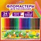 Фломастеры ЮНЛАНДИЯ 24 цвета, "УРОКИ РИСОВАНИЯ", вентилируемый колпачок, ПВХ, 151418 - фото 12459414