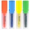 Набор текстовыделителей BRAUBERG 4 шт., АССОРТИ, "FLUO", линия 1-5 мм, 150403 - фото 12479584
