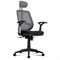 Кресло BRABIX "Saturn ER-400", с подголовником, комбинированное, черное/серое, 530871 - фото 12546023