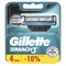 Сменные кассеты для бритья 4 шт., GILLETTE (Жиллет) "Mach3", для мужчин - фото 12553755