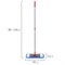 Швабра с флаундером 40 см, черенок 80-120 см, еврорезьба, насадка МОП микрофибра СИНЕЛЬ, индивидуальная упаковка пакет, LAIMA, 606314 - фото 12554796