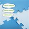 Коврик-пазл напольный 0,9х0,9 м, мягкий, синий, 9 элементов 30х30 см, толщина 1 см, ЮНЛАНДИЯ, 664662 - фото 12558566