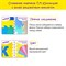 Коврик-пазл напольный 0,9х0,9 м мягкий "Зверушки", 9 частей 30х30 см, толщина 1 см, ЮНЛАНДИЯ, 664666 - фото 12558598