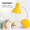 Настольная лампа / светильник SONNEN OU-603, на подставке, цоколь Е27, "Сова", желтый, 236673 - фото 12654461