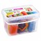 Пластилин-тесто для лепки BRAUBERG KIDS, 12 цветов., 600 г, 6 формочек, 1 скалка, ведерко, 106721 - фото 13098489