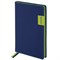 Ежедневник недатированный А5 (138х213 мм), BRAUBERG "AIM", под кожу, 136 л., темно-синий, 113423 - фото 13099970