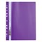 Скоросшиватель пластиковый с перфорацией BRAUBERG, А4, 140/180 мкм, фиолетовый, 226584 - фото 13107084