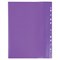 Скоросшиватель пластиковый с перфорацией BRAUBERG, А4, 140/180 мкм, фиолетовый, 226584 - фото 13107086